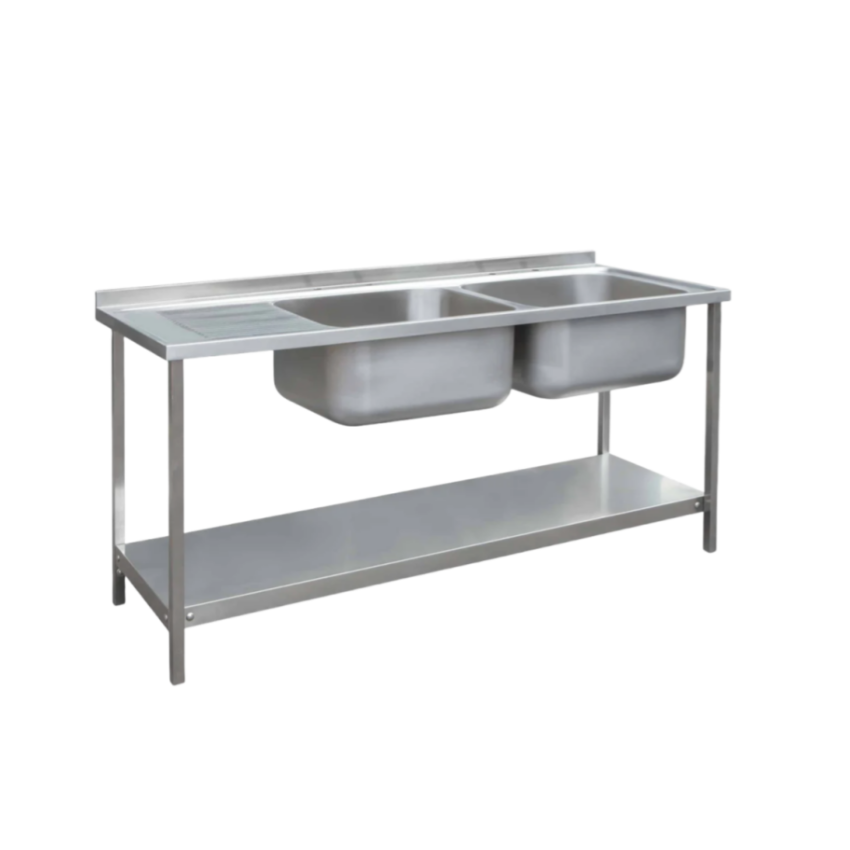 Commercial Kitchen Dishwasher - Ticari Restoran Mutfak Lavabosu Çift Lavabo