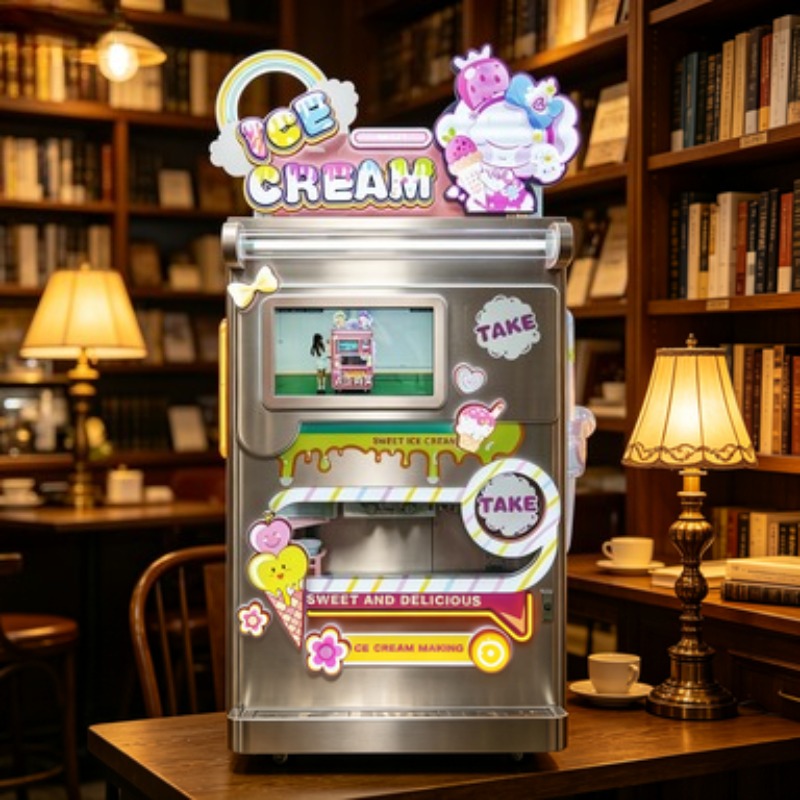 Soft Serve Ice Cream Machine - Paslanmaz Çelik Ticari Dondurma Makinesi, Parti
