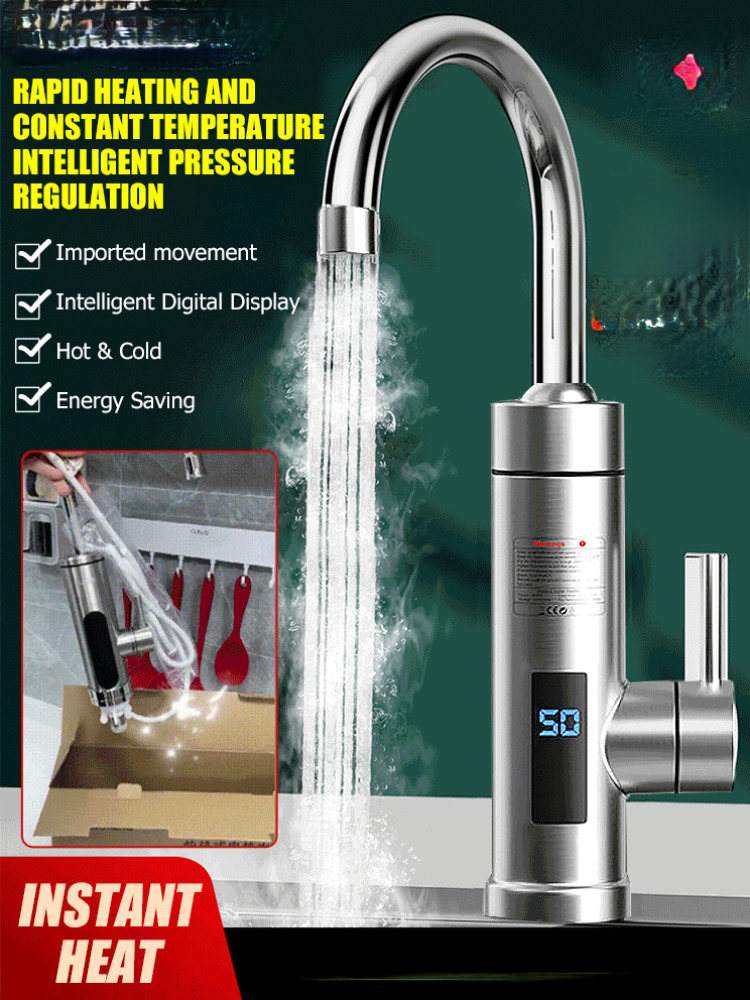Commercial Kitchen Mixer - Banyo Elektrikli Musluk Hızlı Isıtma Mutfak