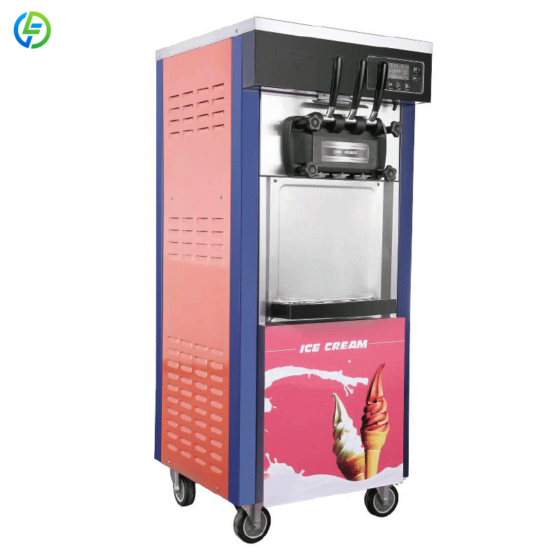 Soft Serve Ice Cream Machine - Özelleştirilmiş Dondurma Yapma Makineleri 22-28L/S Dondurma