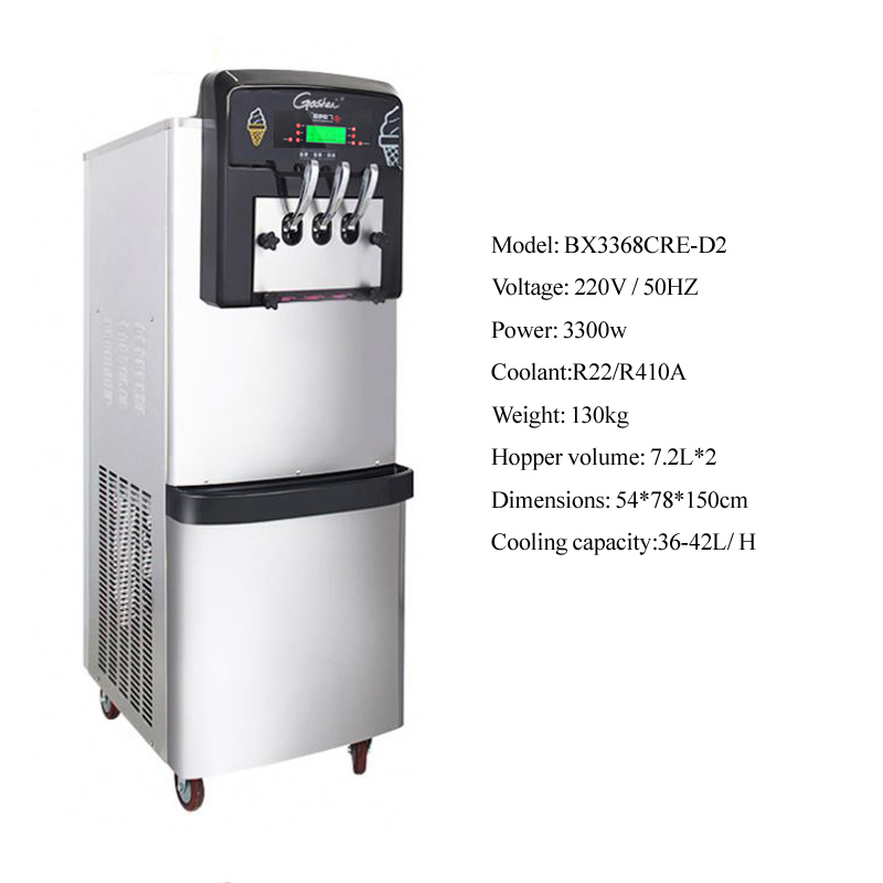 Tam Otomatik Ticari Yumuşak Do - Soft Serve Ice Cream Machine incelemesi ve fiyatı