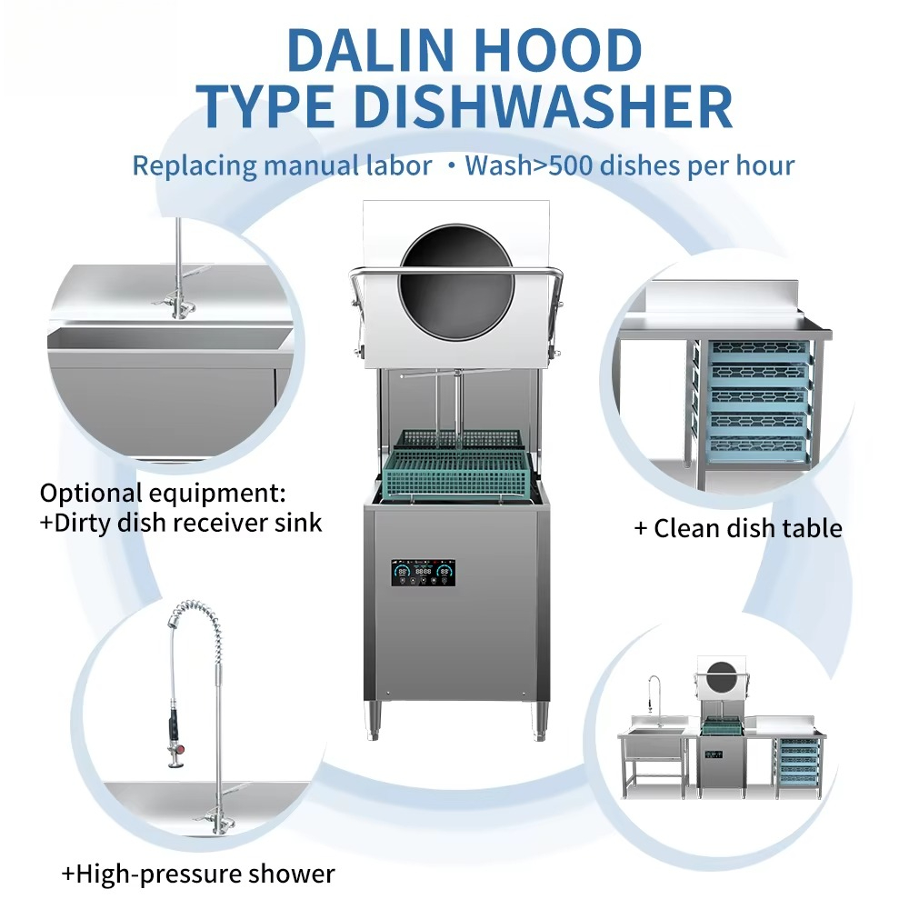 5KW 7KW 9KW Bağımsız Akıllı En - Commercial Kitchen Dishwasher incelemesi ve fiyatı