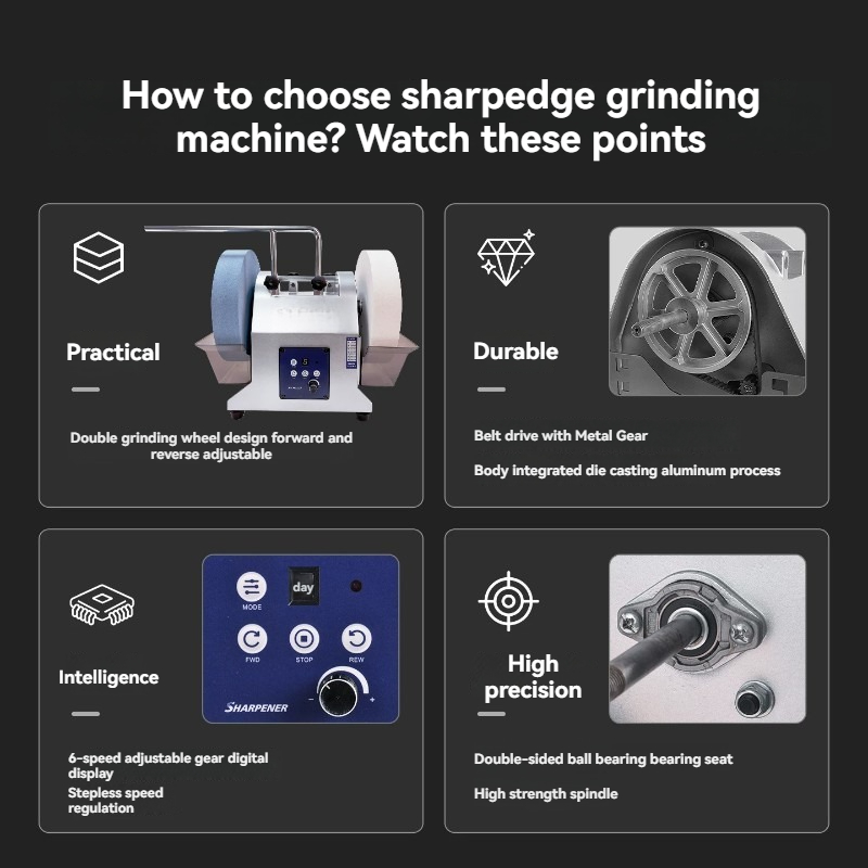 Çift Tekerlekli Elektrikli Bıç - Commercial Kitchen Grinder incelemesi ve fiyatı